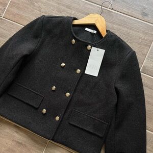 💫Zara Gold Button Jacket NEW💫